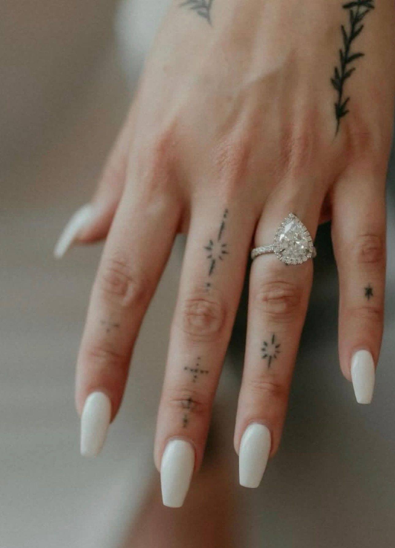A pear-shaped diamond engagement ring from Homsy Jewelers