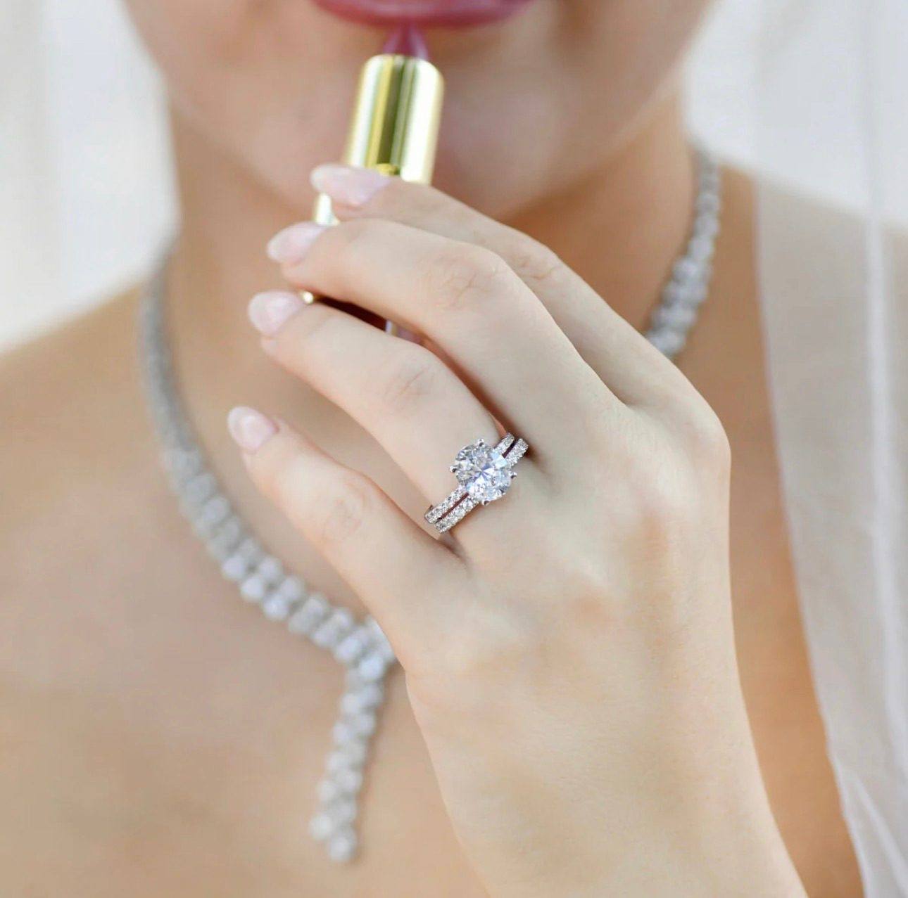 Fine diamond necklace at Homsy Jewelers Boston
