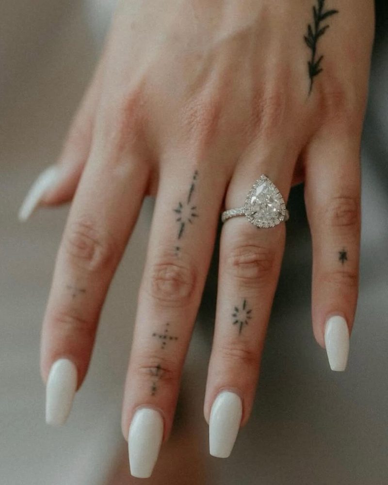 Pear cut diamond engagement ring at Homsy Jewelers
